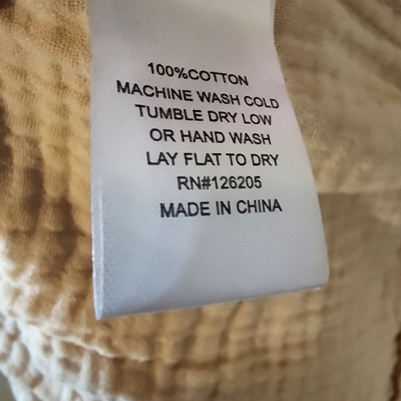 4OUR Dreamers ANTHROPOLOGIE Women's tan jumpsuit SMALL tie Top Wide Leg Ankle - Picture 7 of 8